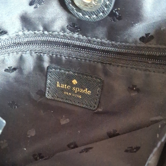 Kate Spade Black and Pink Floral Tote Bag - Picture 9 of 10